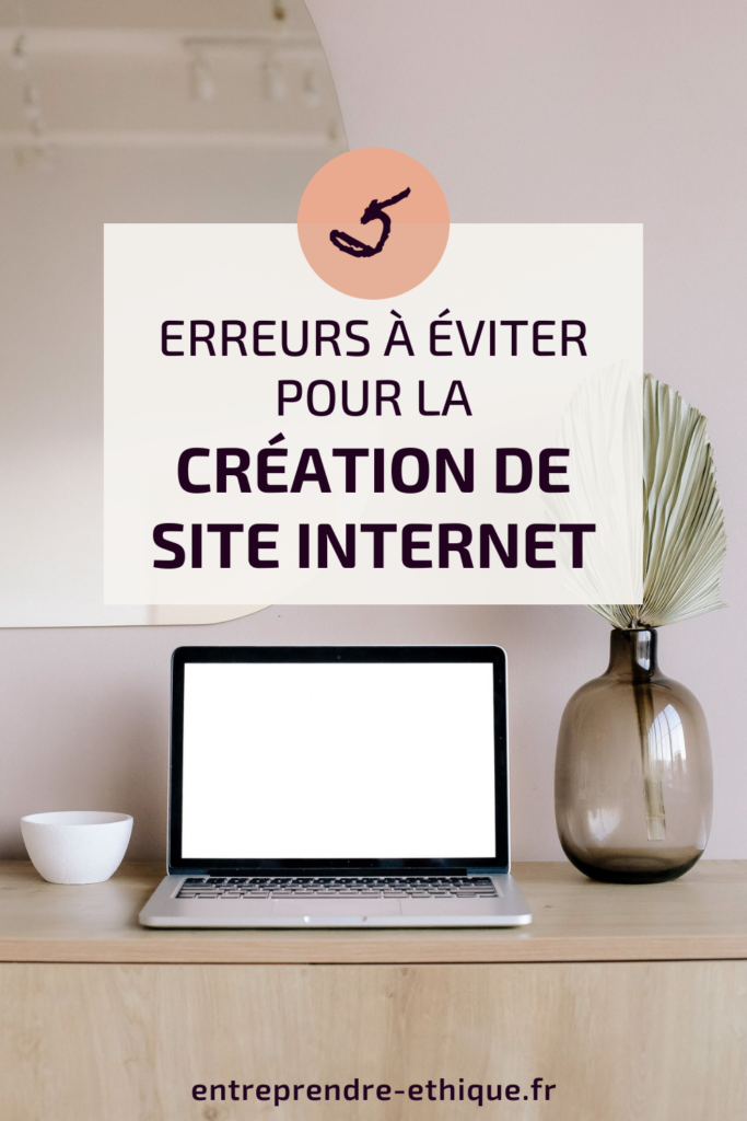 Épingle Pinterest : 5 erreurs à éviter pour la création de site internet