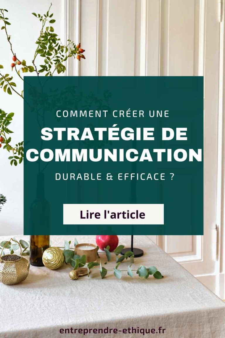 Créer une stratégie de communication durable et efficace | Steffi Lala