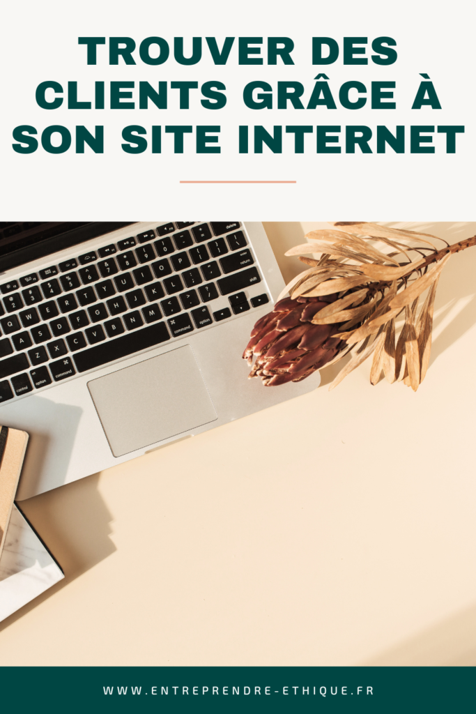 Épingle Pinterest : Trouver des clients grâce à son site internet