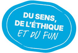 Stickers "Du sens, de l'éthique et du fun"
